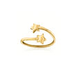 14kt Yellow Gold Star Bypass Toe Ring