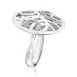 Belle Etoile &quot;Celestia&quot; .16 ct. t.w. CZ Ring in Sterling Silver
