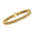 C. 1990 Vintage 3.00 ct. t.w. Diamond Link Bracelet in 14kt Yellow Gold