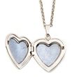 Sterling Silver and 14kt Yellow Gold &quot;I Love You&quot; Heart Locket Necklace