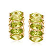 5.50 ct. t.w. Marquise Peridot Earrings in 14kt Yellow Gold