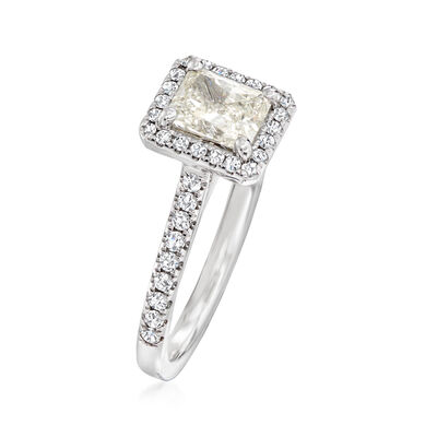 1.05 ct. t.w. Certified Diamond Ring in 14kt White Gold