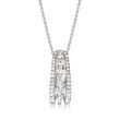.60 ct. t.w. Diamond Pendant Necklace in 18kt White Gold