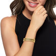Italian 14kt Yellow Gold Multi-Finish Jewelry Set: Six Bangle Bracelets