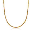 C. 1980 Vintage 14kt Tri-Colored Gold Twisted Rope and Box Chain Necklace