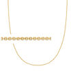 Baby's 14kt Yellow Gold Cable-Chain Necklace