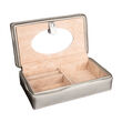 Brouk & Co. &quot;Madison&quot; Gray Faux Leather Travel Jewelry Box