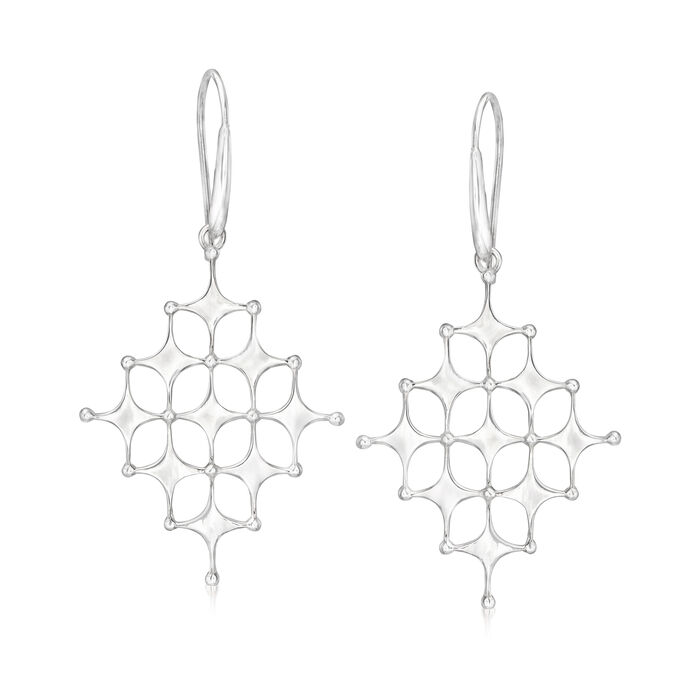 Zina Sterling Silver &quot;Satellite&quot; Drop Earrings