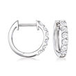 .50 ct. t.w. Lab-Grown Diamond Hoop Earrings in Sterling Silver