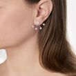 2.35 ct. t.w. CZ Front-Back Earrings in Sterling Silver