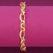 Italian 14kt Yellow Gold Classic Link Bracelet