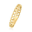 10kt Yellow Gold Curb-Link Ring