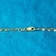 Italian 14kt Yellow Gold Layered Tassel Necklace