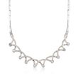 C. 1970 Vintage 2.75 ct. t.w. Diamond Necklace in 18kt White Gold