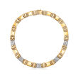 C. 1980 Vintage 2.75 ct. t.w. Diamond Section Necklace in 14kt Yellow Gold