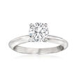 1.02 Carat Certified Diamond Engagement Ring in 14kt White Gold