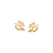 Child's 14kt Yellow Gold Dolphin Stud Earrings
