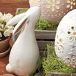 Lenox Floral Bunny Porcelain Centerpiece