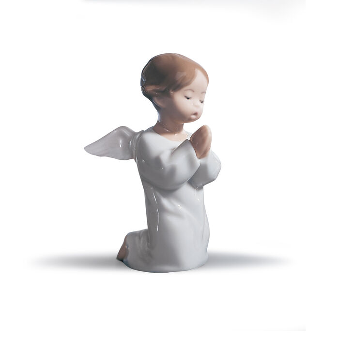 Lladro &quot;Angel Praying&quot; Porcelain Figurine