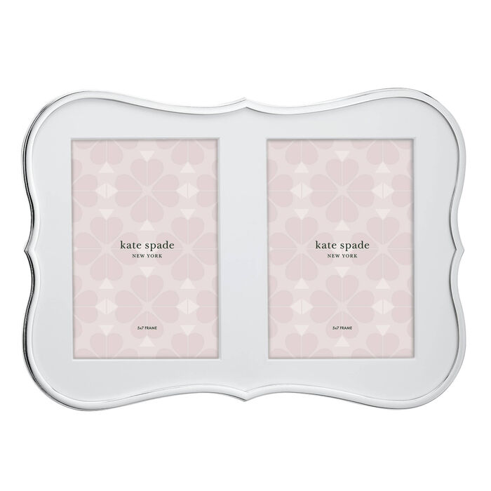 Kate Spade New York &quot;Take the Cake&quot; Silverplate Double Invitation Frame