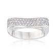 C. 1990 Vintage 1.05 ct. t.w. Pave Diamond Ring in 18kt White Gold