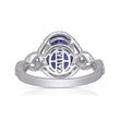 2.00 Carat Tanzanite Ring with .28 ct. t.w. Diamonds in 14kt White Gold