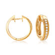 .44 ct. t.w. Diamond Hoop Earrings in 14kt Yellow Gold