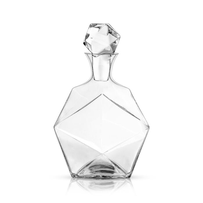 Faceted Crystal Liquor Decanter