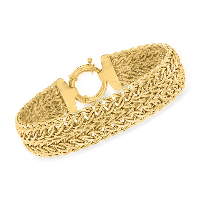 14kt Yellow Gold Sedusa-Link Bracelet