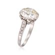 C. 1950 Vintage 4.51 ct. t.w. Diamond Ring in Platinum