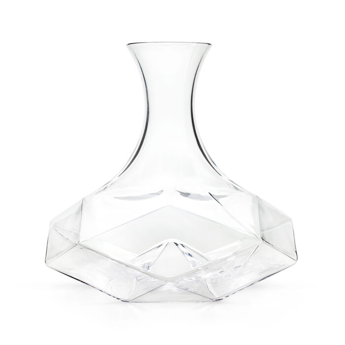 Faceted Crystal Wine Decanter 