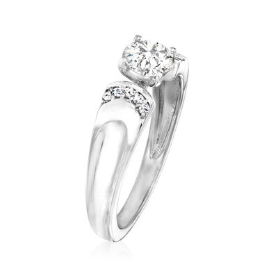 .88 ct. t.w. Moissanite Ring in Sterling Silver