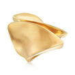 Italian 14kt Yellow Gold Double-Sided Ring
