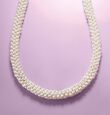 4-5.5mm Cultured Pearl Collar Necklace in Sterling Silver