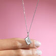 .15 ct. t.w. Diamond Love Letter Pendant Necklace in Sterling Silver