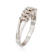 C. 1970 Vintage .20 ct. t.w. Diamond Ring in 14kt White Gold