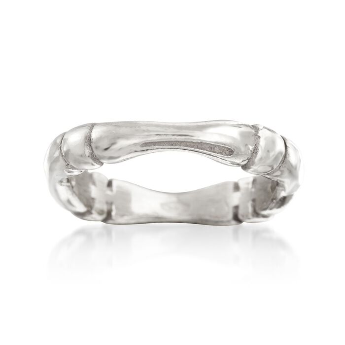 Italian Sterling Silver Tapered Ring