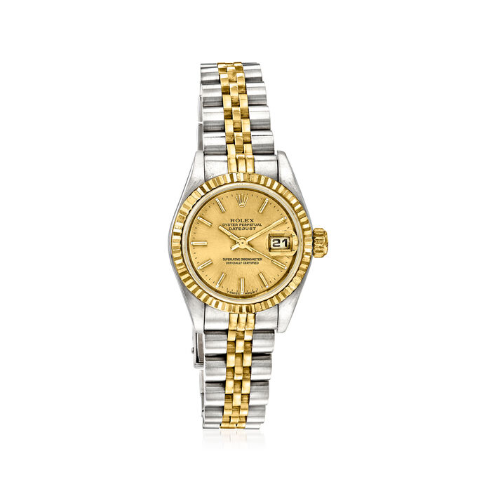Pre-Owned Rolex Datejust Women's 26mm Automatic Stainless Steel and 18kt Yellow Gold Watch