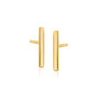 14kt Yellow Gold Jewelry Set: Two Pairs of Stud Earrings