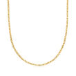 2.5mm 10kt Yellow Gold Byzantine Necklace
