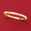 Child's 14kt Yellow Gold Adjustable Bangle Bracelet