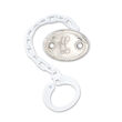 Cunill Sterling Silver Personalized Baby Beaded Pacifier Holder