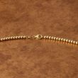 Italian 14kt Yellow Gold Graduated 2.5-9mm Bead Necklace