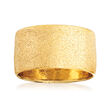 Italian Textured 14kt Yellow Gold Ring