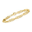 14kt Yellow Gold Double-Infinity Link Bracelet