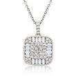 Gregg Ruth 1.26 ct. t.w. Diamond Pendant Necklace in 18kt White Gold