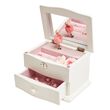 Mele & Co. &quot;Marianne&quot; Ivory Wooden Musical Ballerina Jewelry Box