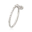 .25 ct. t.w. Diamond Charm Ring in 14kt White Gold