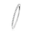 .15 ct. t.w. Diamond Stackable Ring in 14kt White Gold