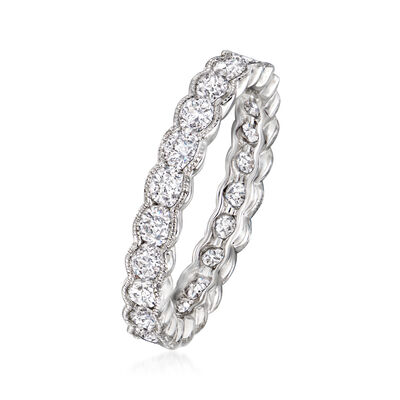 1.75 ct. t.w. Diamond Eternity Band in 18kt White Gold